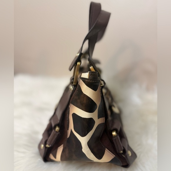 Vintage Jimmy Choo Giraffe Print Shoulder Bag - Picture 12 of 14